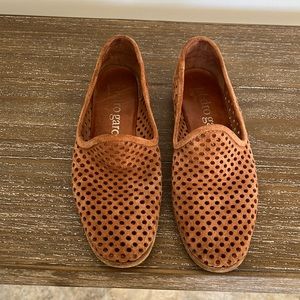 Pedro Garcia Perforated Suede Slip-ons - Loafers Size 37